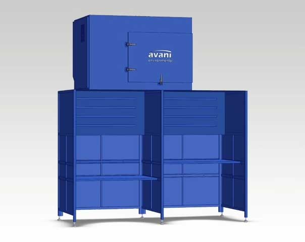 Welding booth